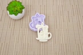 MOLDE SILICONE VELA BELENE 6X7.5X1CM MLD167