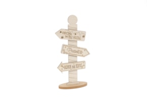 SUPORTE 15.1X6.1X35.5X1.2CM C/3 PLACAS 15X0.4CM CHOUPO