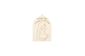 SET 6 PLACAS EMBARAZADA 7X10.3X0.4CM CHOPO