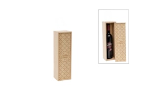 BOX FOR BOTTLE FELIZ NATAL 37X11X10CM
