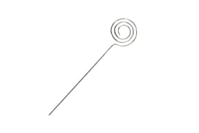 JGO 12 ALAMBRES CARACOL P.FOTO 11CM CROMADO