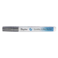 MARCADOR PORCELANA & VIDRO EFFECT SILVER 1-2mm RAYHER