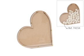 KIT HEART FRAME 32.5X31X0.5CM MDF
