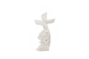 CRUZ C/MENINA A REZAR 4.3X0.7X7.8CM
