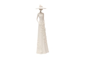 ESTATUETA DE MULHER C/CHAPEU 2149  37CM