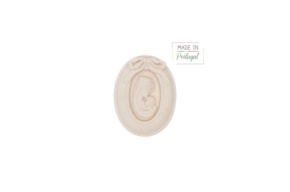 SET 6 MOLDURA OVAL C/SANTA M1565  7CM