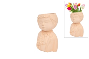 CACHE POT MENINA 12.5X19.5CM