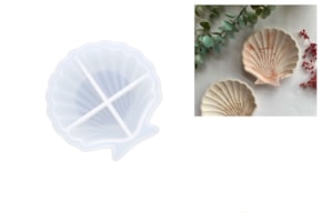 SILICONE MOULD SHELL D.11CM JESMONITE