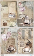 PAPEL ARROZ 54X33CM HOME&DECO COFFEE PFY-13646