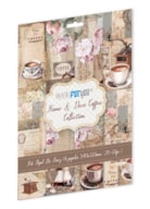 KIT 6 PAPEIS ARROZ 54X33CM HOME&DECO COFFEE PFY-13669