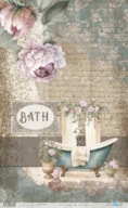 PAPEL ARROZ 54X33CM HOME&DECO BATH PFY-13656