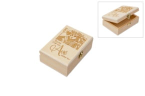 SET 4 CAIXAS AVÔ 12X8.5X4.5CM P/1 BARALHO CARTAS