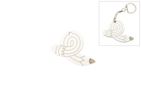 SET 12 PENCILS SOUVENIRS 6X4X0.3CM WHITE MDF