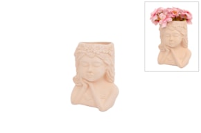 CACHE POT MENINA 10.5X8X14.5CM