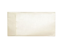PEARLESCENT CREAM ENVELOPE 120 GSM 11 CM X 22 CM WITH SIDE G