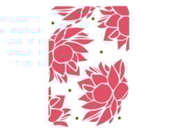 STENCIL 21X15CM FLOR DE LOTO  300021516 ACRILEX