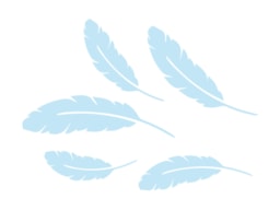 STENCIL 21X15CM PLUMAS 300021514 ACRILEX