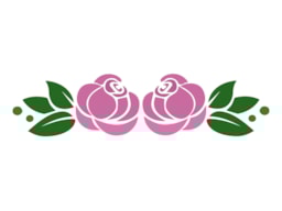 STENCIL 30X10CM FLORES  300041225 ACRILEX