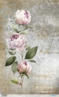 RICE PAPER 54X33CM PETITE VIE EN FLEURS PEONIES PFY-12897