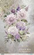 RICE PAPER 54X33CM LA VIE EN FLEURS DAHLIAS IV PFY-12736