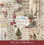 PAPER SCRAP 20.5X20.5CM CHRISTMAS JOY  PFY-14145