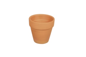 Terracotta pot, Outside ø 7,2 cm, height 7,2 cm RAYHER