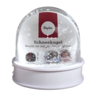 Snow globe, ø 90 mm,H. 95 mm,Photosize: W.70 H.63 mm RAYHER