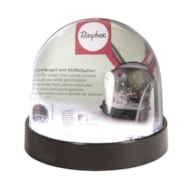 Snow globe with pen holder, black, ø 90 mm, H.80 mm, Photos