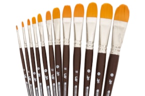 LG SYNTHETIC CAT'S TONGUE BRUSHES