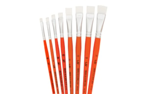 LG BRUSHES FOR FABRIC SPATULATED IN WHITE