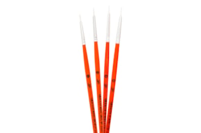 LG BRUSHES FOR FABRIC ROUND IN WHITE