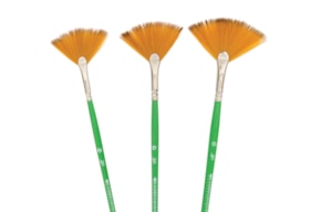 LG SYNTHETIC FAN-SHAPED BRUSHES