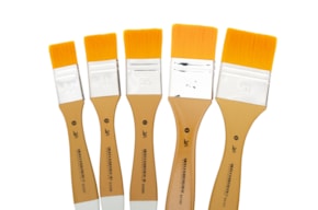 BRUSHES SPATULATED SYNTHETIC HAIR