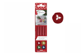 KIT 4 LACRES VERMELHO C/GLITTER 72453