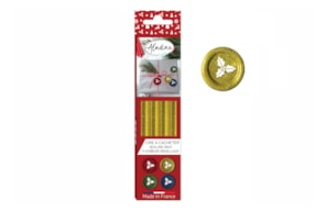 KIT 4 LACRES OURO C/GLITTER 72454