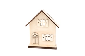 HOUSE WITH BASE 15.3X5X20X0.6CM CHOUPO