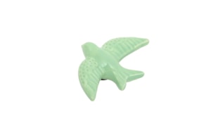 SWALLOW W/MAGNET 8.5X6X2.5CM GREEN