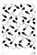 STENCIL 20X30CM 436 CHRISTMAS LIGHTS