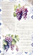 PAPEL ARROZ 54X33CM FRUIT S MARKET II  GRAPE PFY-14225