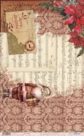 RICE PAPER 54X33CM FATHER CHRISTMAS PFY-12176