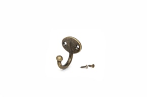 SET 6 GANCHOS METALICOS 2.7X3X3.7CM