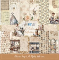 BLOCO 24 PAPEIS SCRAP 20.5X20.5CM L´ATELIER PFY-12982