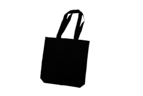 SACO  35X37_65CM TECIDO PRETO