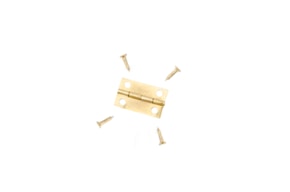 SET 12 GOLD HINGES 2.5X1.5CM