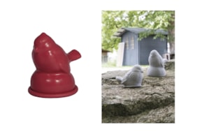 Latex full-form mould Robin 4.5x6CM  RAYHER