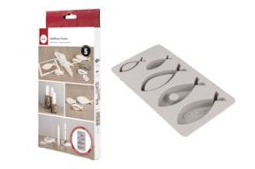 MOLDE SILICONE PESCADOS 14.5X26X2.5CM  RAYHER