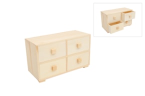 CAJA 4 CAJON 29.8X13X17CM