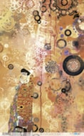 RICE PAPER 54X33CM ABSTRACT ART MOTHER PFY-14538