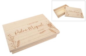 BAPTISM BOX CUSTOMIZABLE 37.5X24.5X6CM