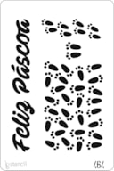 STENCIL 20X30CM 464 EASTER